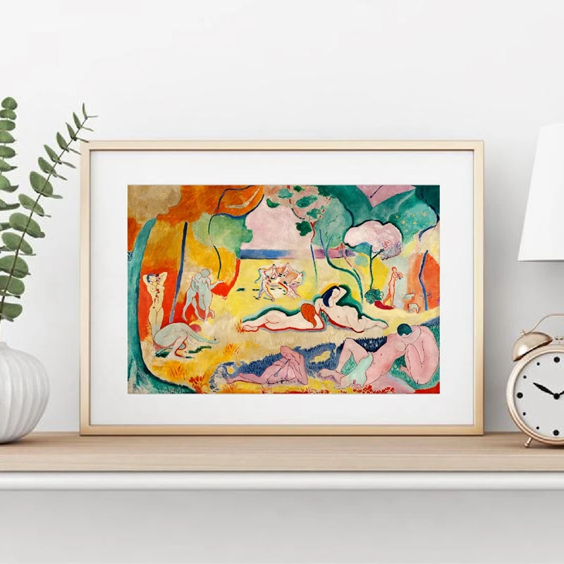 Matisse винтажная абстрактная картина на холсте галерея настенная Картина Модные