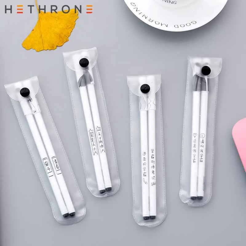 Hetron 2 шт. креативная индивидуальность текстовая серия кампус нейтральная ручка