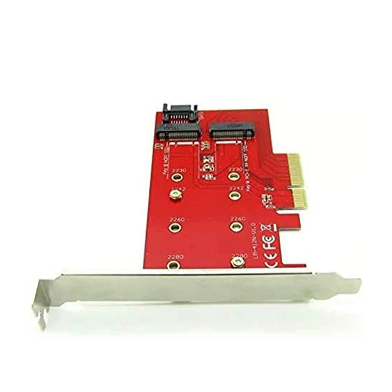 

SRAPCI040 PCI-E to NGFF Adapter Card Is Suitable for Pci-E 4X, Pci-E 8X, Pci-E16X and Other Interfaces