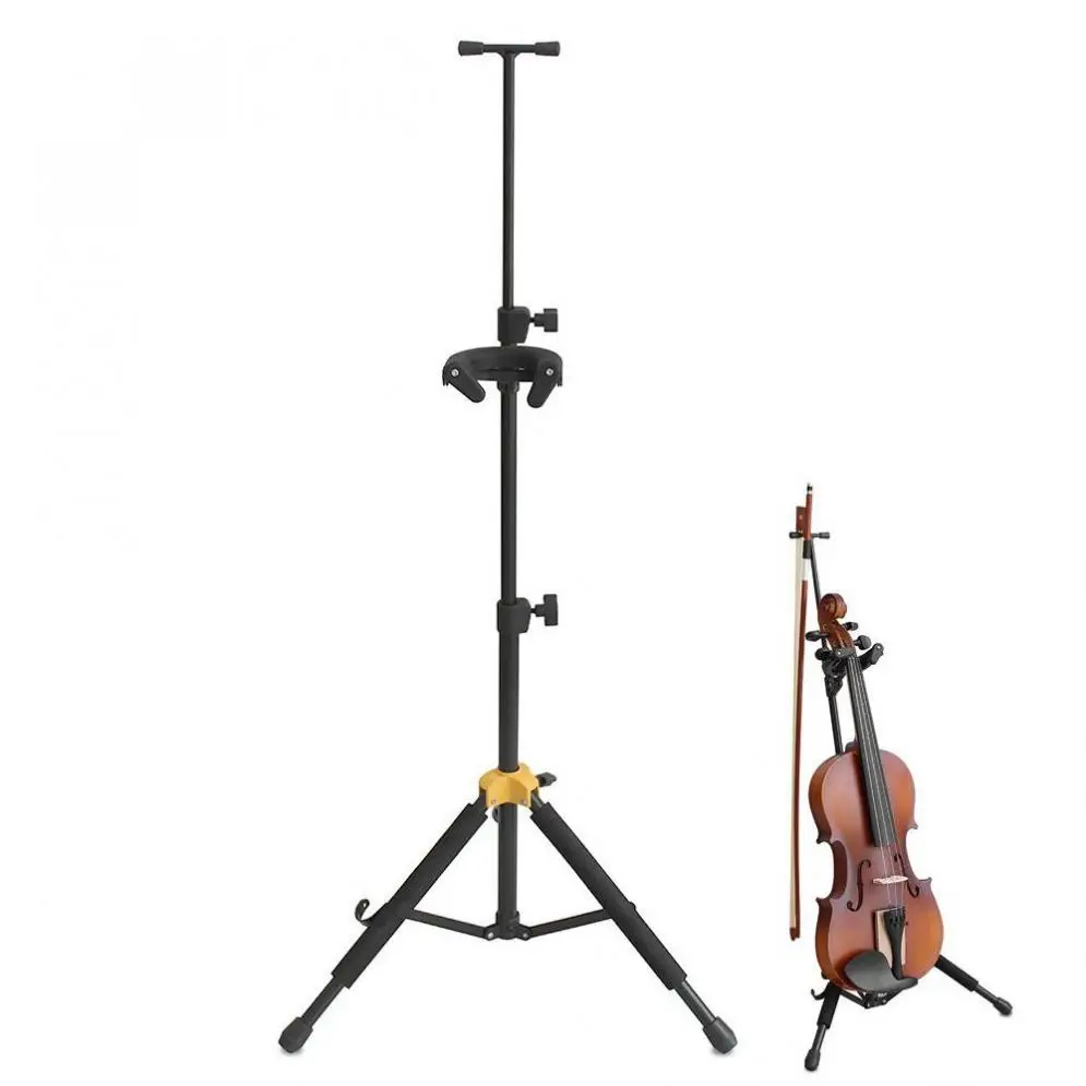 

Portable Folding Violin Stand Aluminum Alloy Fiddle Floor Stable Tripod Holder Bass Display Ukulele Guitar Bracket Accessories