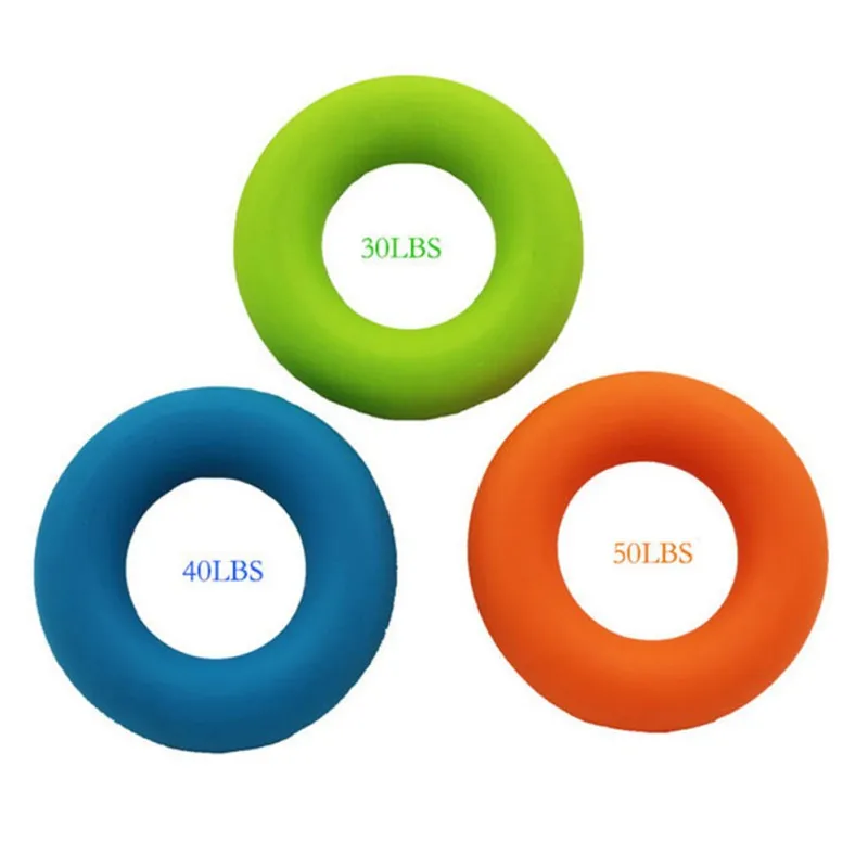 1 шт. 7 см диаметр силовой рукоятки кольцо для тренировки мышц резиновый тренажер