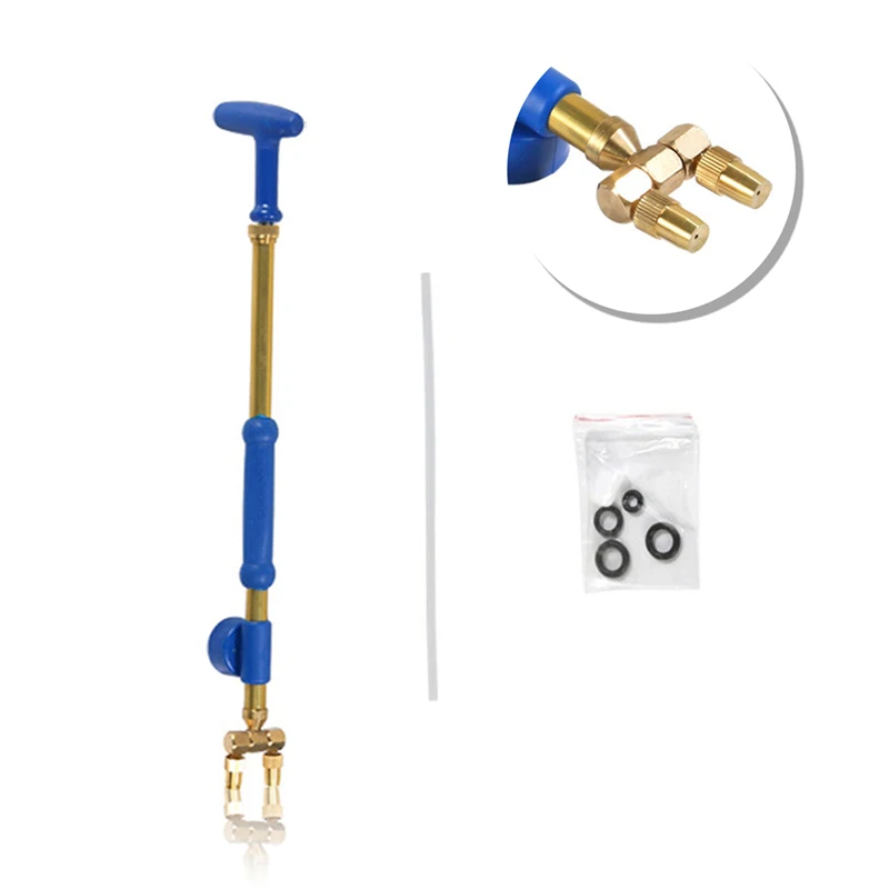 

Home Garden Watering Irrigation Device Bottle Type Pneumatic Small Double Head Spray Water Handheld Sprayer Watering Supplies