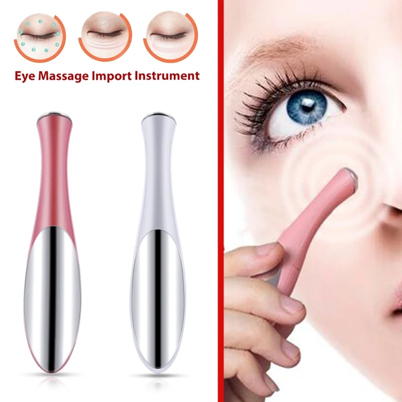 

Mini Portable Electric Eye Massage Pen Device Facials Vibration Eye Care Inductive Massager Essence Import Beauty Instrument