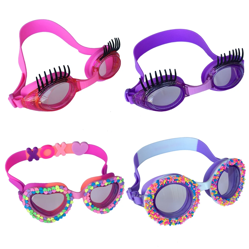 

Childrens Swimming Glasses Cartoon Waterproof Anti Fog Goggles Baby Bathing Swimming Eyewear Diving Mask Swim Accessories