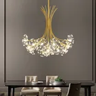 Люстра в скандинавском стиле, в стиле одуванчиков, для спальни, гостиной