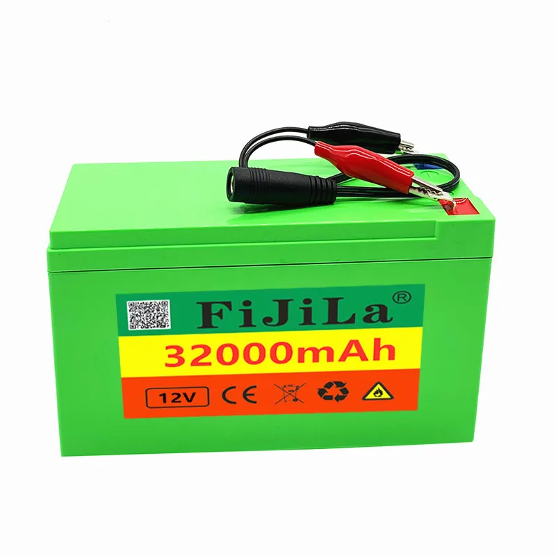 

12V 32Ah 18650 lithium battery pack 3S6P built-in high current 20A BMS for sprayers, carts, children's electric vehicle batterie