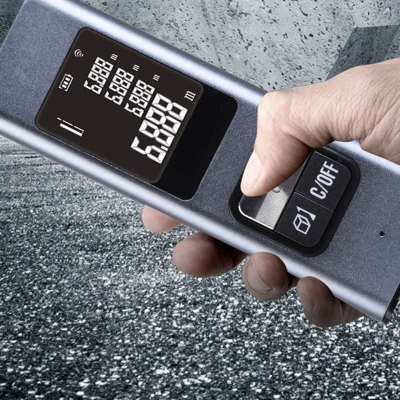 

Portable Mini USB Rechargeable Digital Metal Rangefinder Rangefinder 40M High Precision Handheld Rangefinder