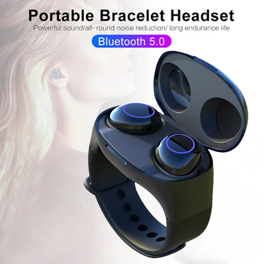 2019 новые настоящие беспроводные наушники HM50 tws 5 0 bluetooth для спорта на открытом