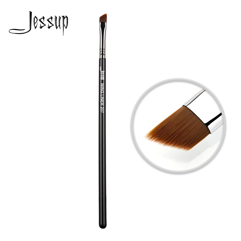 Jessup искусственные кисти для глаз угловые тонкие крылья подводка инструменты макияжа пудры крема жидких