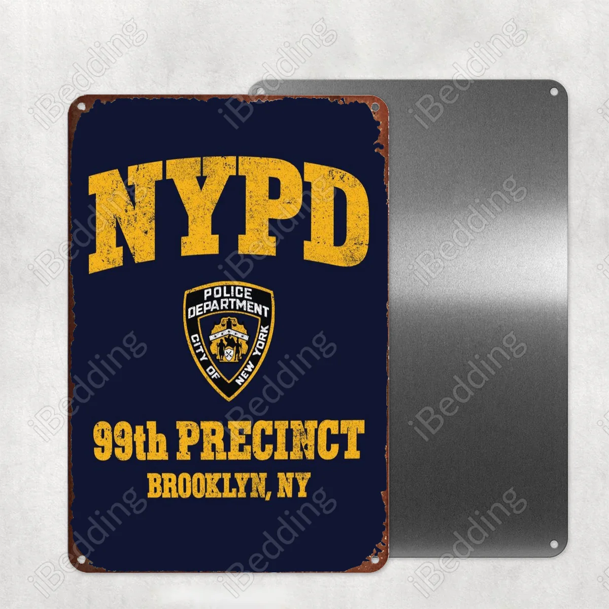 

99th Precinct Brooklyn NY 20x30cm Vintage Custom Metal Signs License Plates Retro Plaque Iron Painting Home Decor