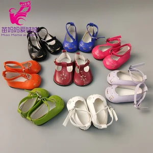 18-дюймовая кукольная обувь для девочек, кожаная туфли кукольные аксессуары для новорожденных
