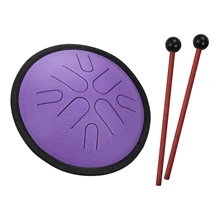 10 дюймов Сталь язык барабан 8 Примечания Handpan барабана для