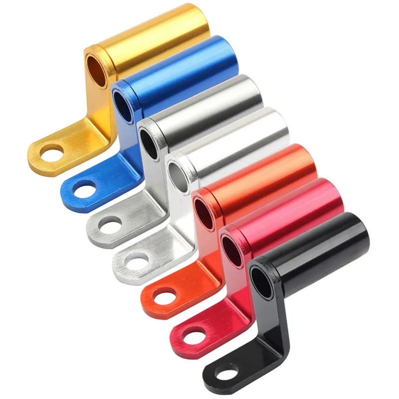 

1PC Motorcycle Rearview Mirror Mount Extender Bracket Clamp Bar Handlebar Stand Phone Multiple Function Holder Levers Durable