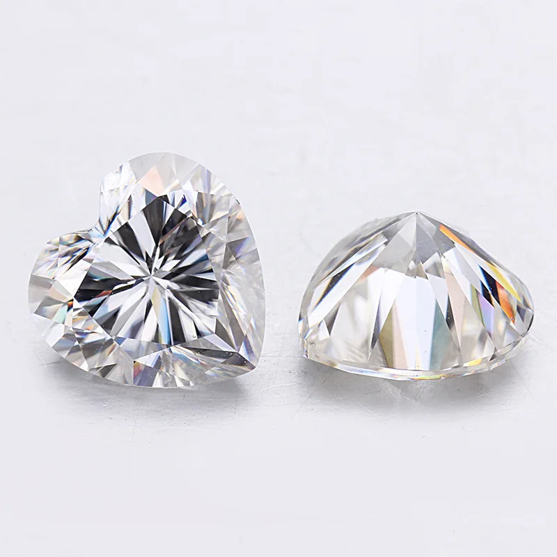 

Свободные Moissanites камень 3ct 9x9 мм пройти алмаз Тесты и вырезом в форме сердца на Moissanites VVS D Цвет для обручальных колец