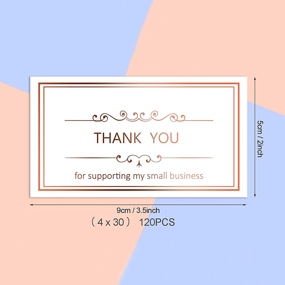 10-50 шт Мини золотым тиснением Спасибо карты на День святого Валентина С Днем