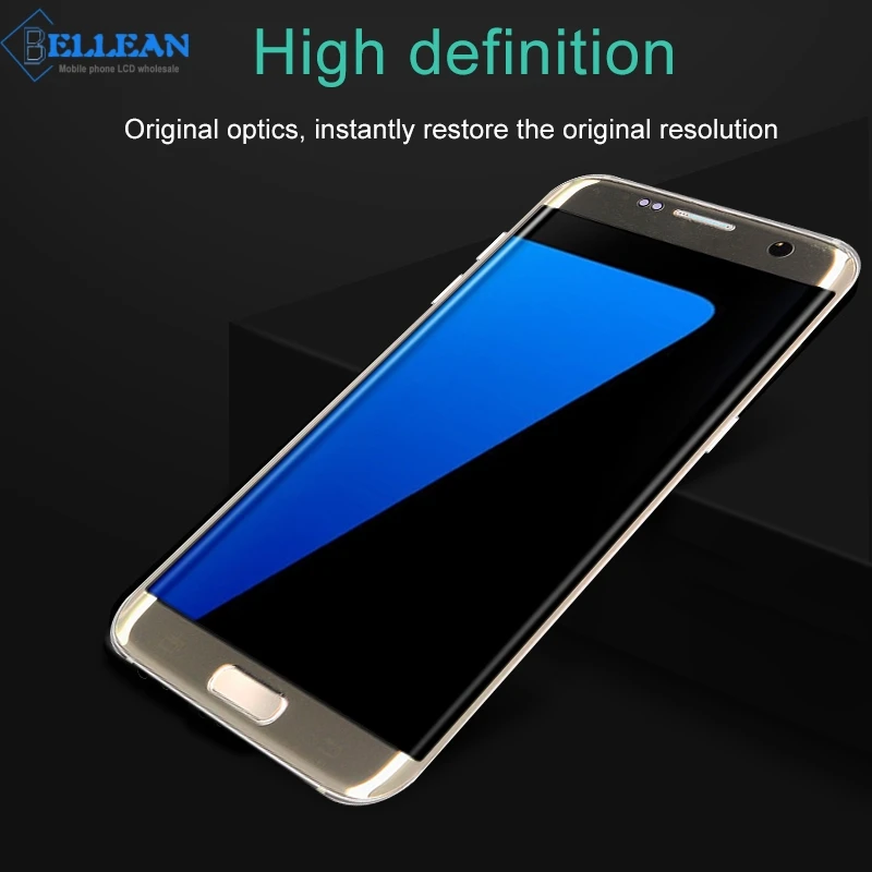 Dinamico Super Amoled G935 ЖК-дисплей для samsung Galaxy S7 Edge ЖК-экран сенсорный дигитайзер сборка G935F дисплей с рамкой 1 шт