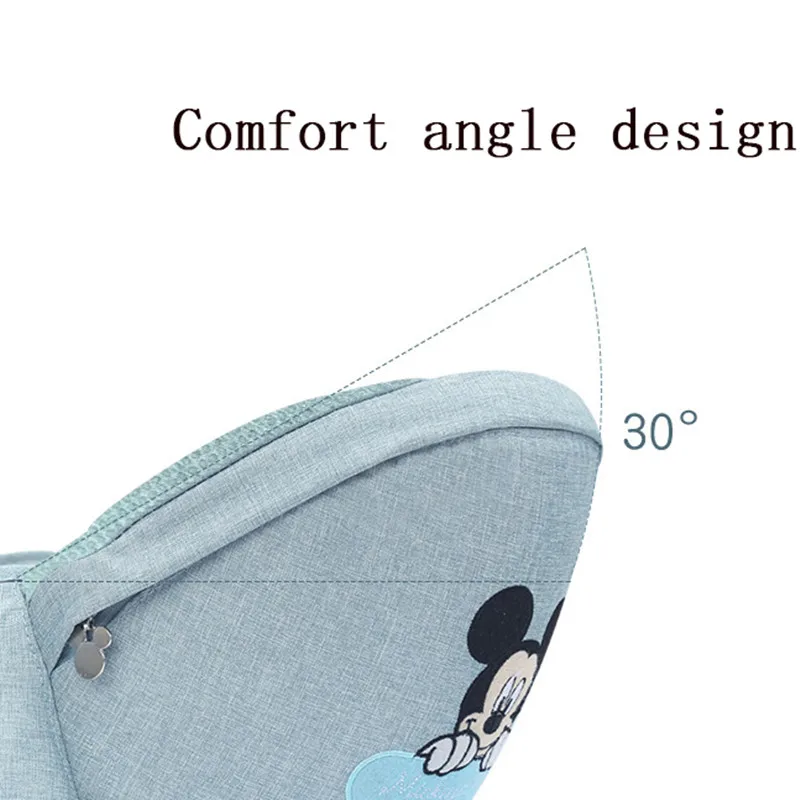 Дисней Микки Минни Baby Carrier Хипсит(пояс для ношения ребенка) младенческий Hip Seat поясной рюкзак Хипсит Рюкзак-кенгуру мама ходунки держать