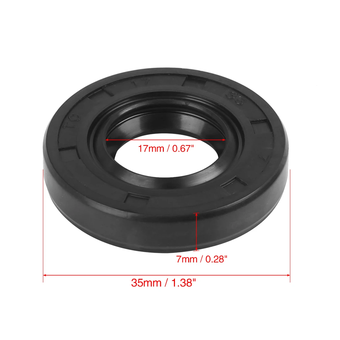 UXCELL метрических манжетным сальник 17X30/35/40/47x7 мм 17x3 0/35x8mm 17x30x35x40 TC двойной губами|rotary