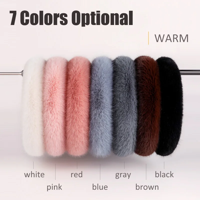 Karcle длинный плюшевый чехол для руля из микрофибры нечеткая фотозащита зимние