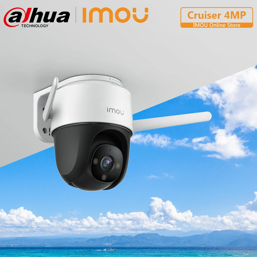 Dahua Imou Cruiser 4MP PTZ наружная ip камера полноцветная ночное видение встроенный Wifi AI