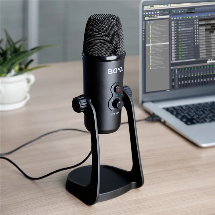 BOYA BY PM700 USB конденсаторный микрофон с гибким полярным узором для Windows и Mac