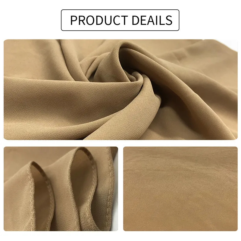 

70*180cm bubble chiffon muslim headscarf for women solid color hijab scarf shawls and wraps hijab femme musulman kopftuch