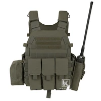 krydex lbt 6094a ranger green modular vest tactical airsoft hunting battle plate carrier vest w triple magradiodump pouch