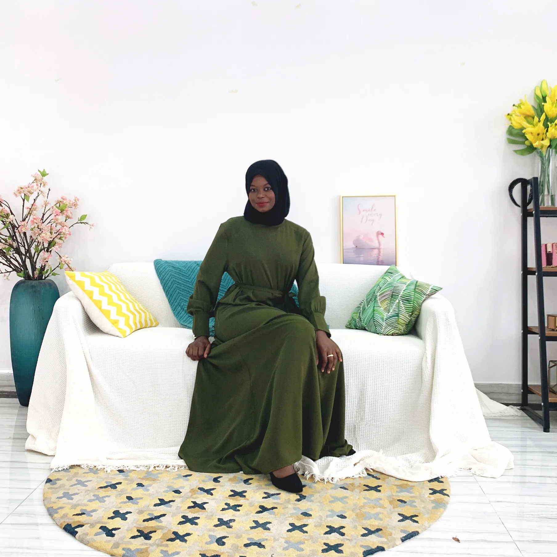 

Eid Mubarak Kaftan Moroccan Dubai Abaya Muslim Dress Turkey Dresses Abayas For Women Robe Longue Musulman De Mode Femme Vestidos