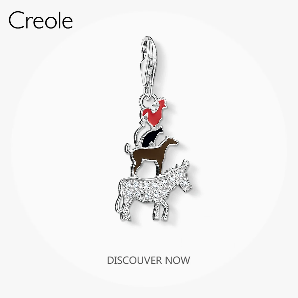 Подвеска в виде музыканта из города Бремен ювелирное изделие европейском стиле