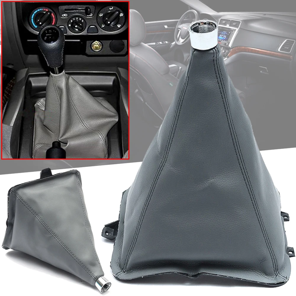 

PU Leather Gear Shift Gaiter Automobile Shifter Lever Boot Dust Cover Styling Accessories Knob For Great Wall V200 V240 10-15