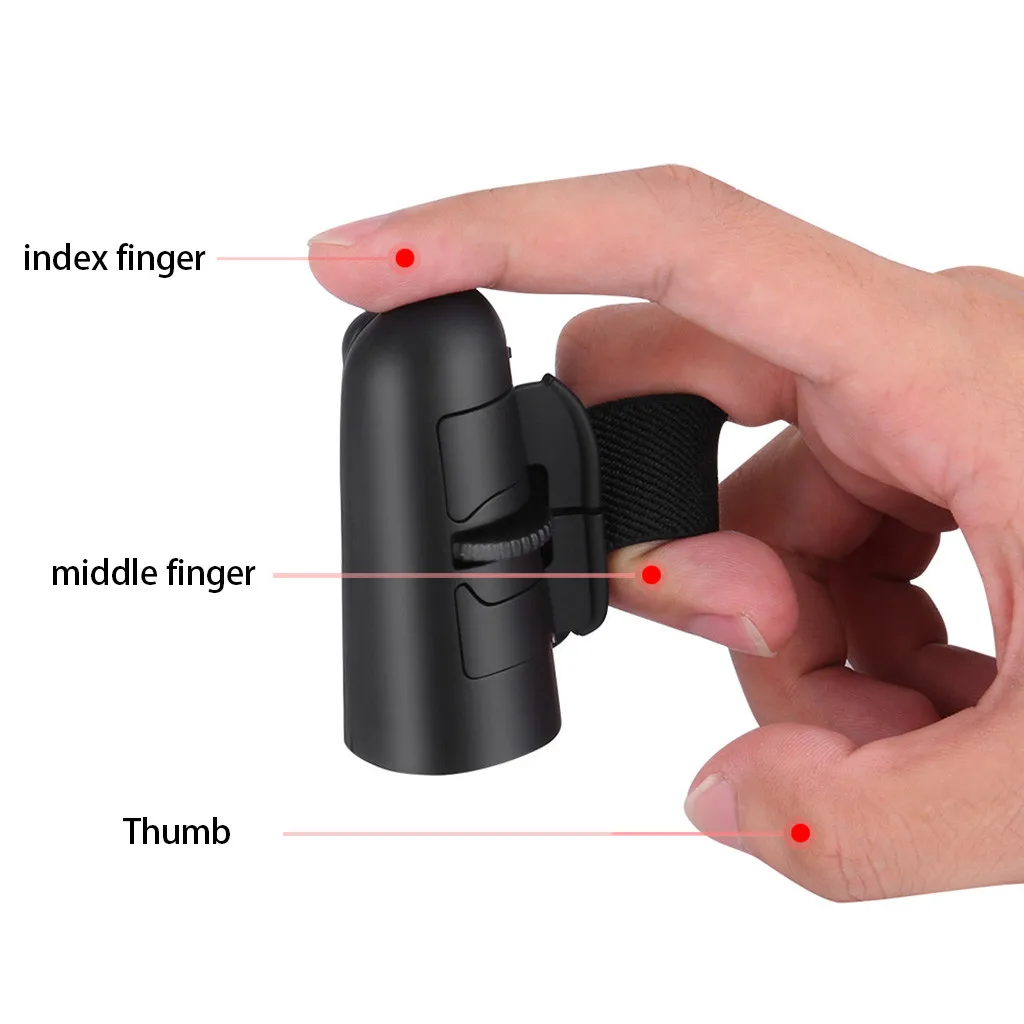 Беспроводная Bluetooth мышь с кольцом на палец эргономичная ручная оптическая