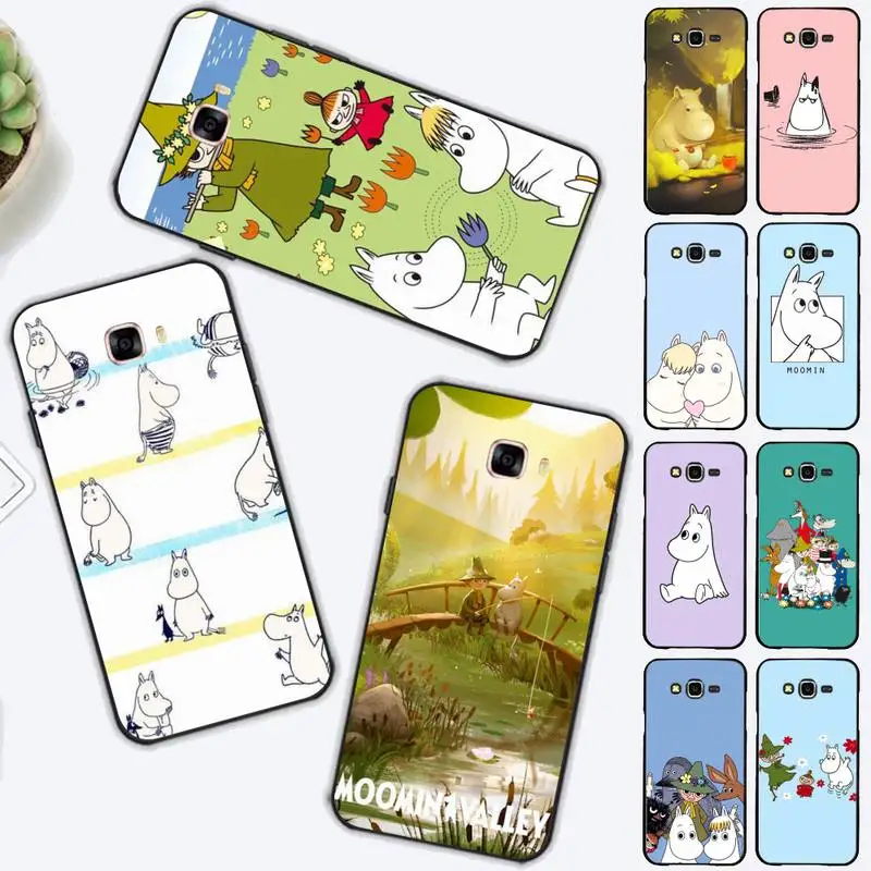 

Cartoon Anime Cute-M-Moomins-Hippo Phone Case for Samsung J 2 3 4 5 6 7 8 prime plus 2018 2017 2016 core