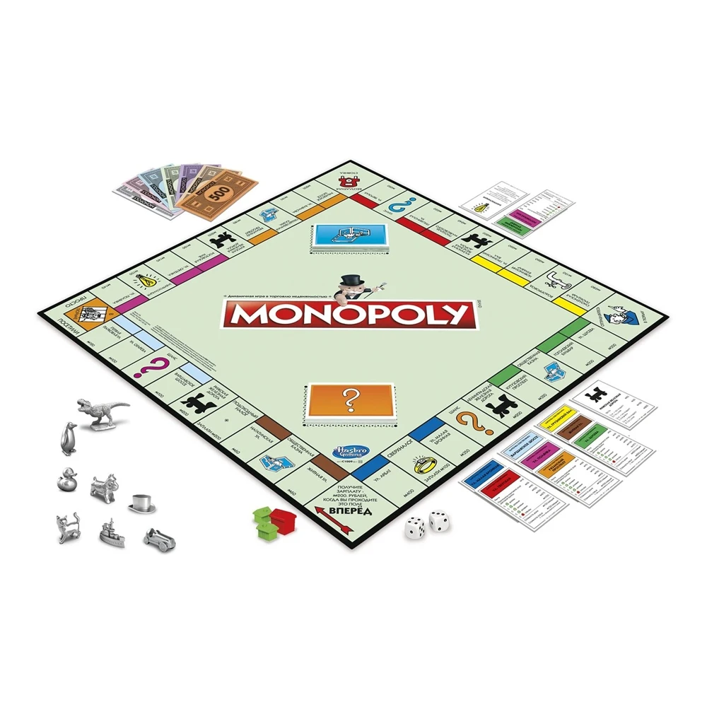 Игра настольная Hasbro Games Монополия классическая обновленная C1009121|Настольные игры|