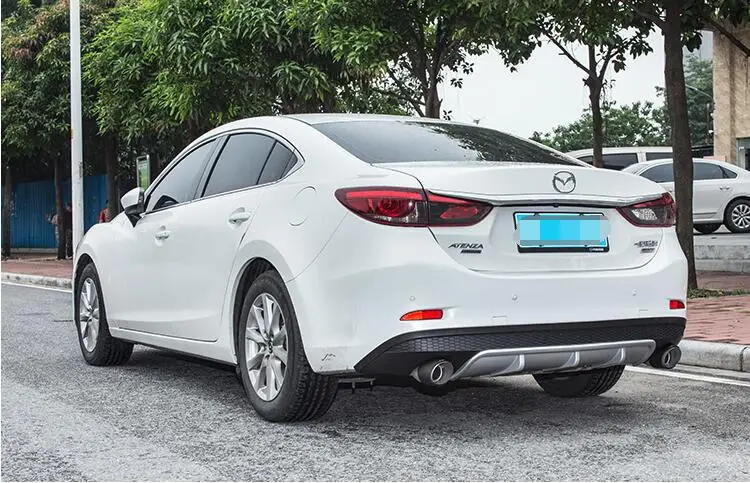 Для Mazda 6 Atenza Body kit задний спойлер 2015 2018 ABS бампер диффузор защитные бамперы Бампер
