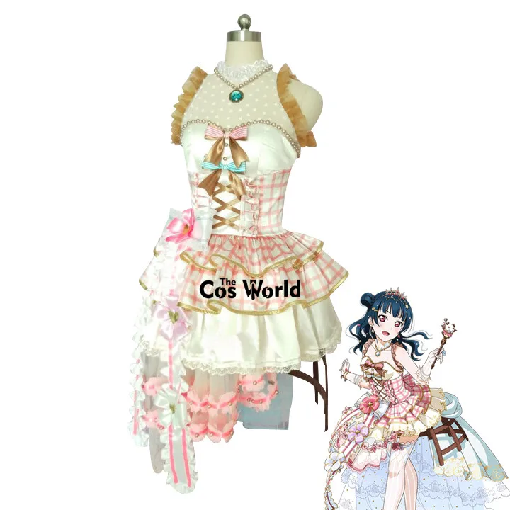 

Love Live Sunshine Aqours Valentine's Day Awaken Yohane Tsushima Yoshiko Dress Uniform Outfit Anime Customize Cosplay Costumes