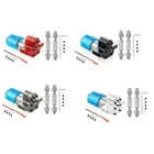 Металлическая коробка передач 370 мотор с приводным валом обновленные аксессуары для WPL C14 C24 B24 B36 MN D90 MN99S Радиоуправляемый автомобиль