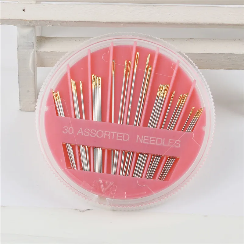 Высококачественные 3 упаковки =(90 шт.) компактные швейные иглы в ассортименте для