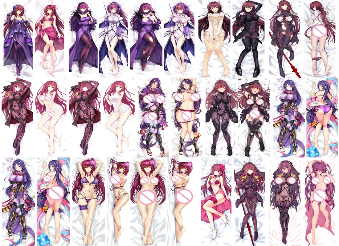 

Coscase 2019-September update Japan Anime Hugging Body Pillowcase Fate/Grand Order Servant Scathach Dakimakura Pillow Cover Case