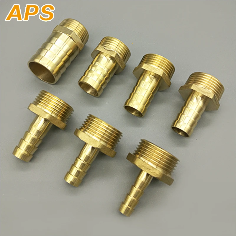 Латунный фитинг для труб медная муфта адаптер Штекерный соединитель