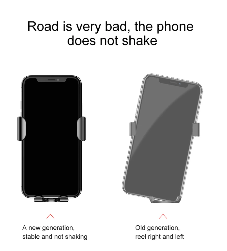 Baseus Qi Беспроводное Автомобильное зарядное устройство для iPhone XS XR samsung S10 Беспроводное зарядное устройство 10 Вт Быстрая зарядка автомобильный держатель телефона