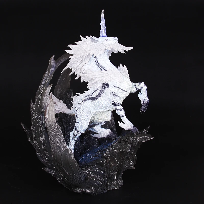 Monster Hunter World MHW XX Белый Единорог ледяной Единорог фигурка коллекция декоративные детские игрушки подарок