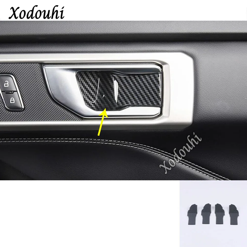 

Для Ford Explorer U625 2019 2020 2021 стайлинга автомобилей тела Стик обрезки внутренняя чаши дверная ручка лампы литье вытяжки Запчасти 4 предмета в комп...