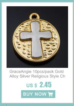 GraceAngie 1 компл./упак. Винтаж Романтический геометрические овальные золото под старину Установка лотка пустой диск кулон с прозрачными Стекло
