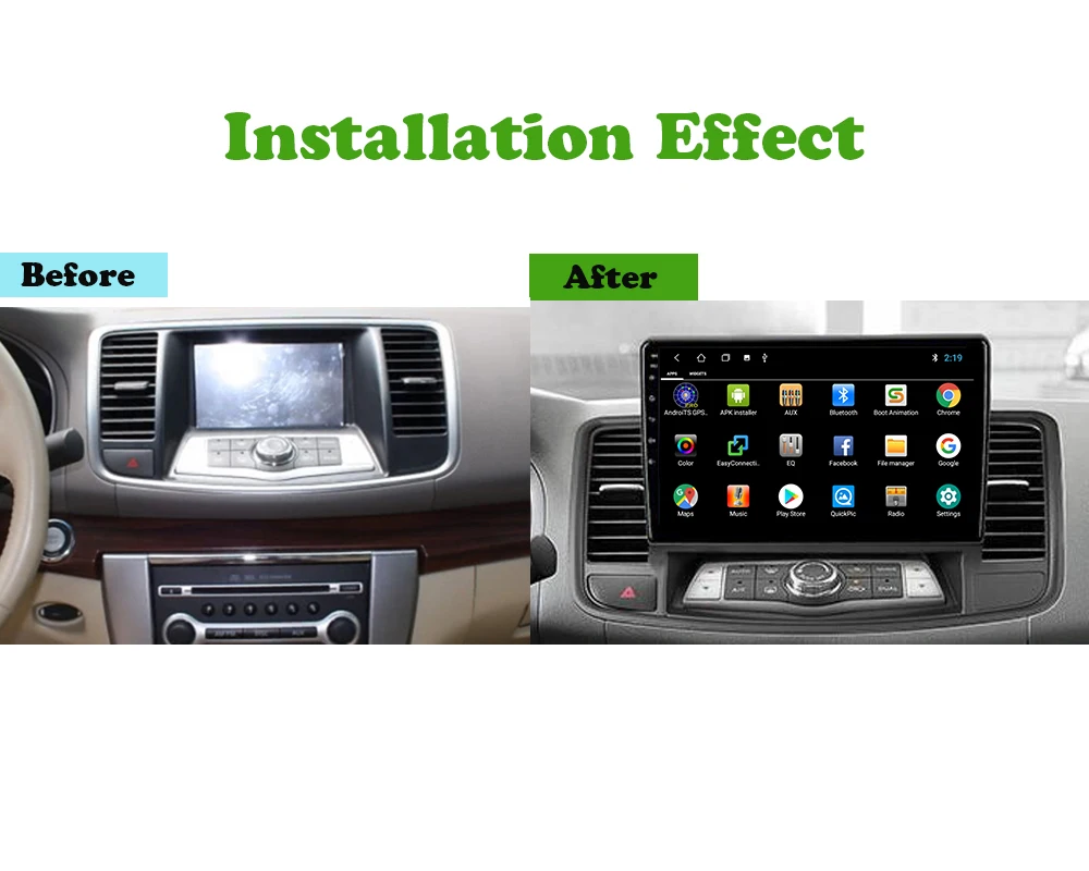 

Android 9.0 Wifi Quad-core Car Radio Tape Recorder For Nissan Teana Maxima 2008-2013 Multimedia Video Player Mirror Link Carplay