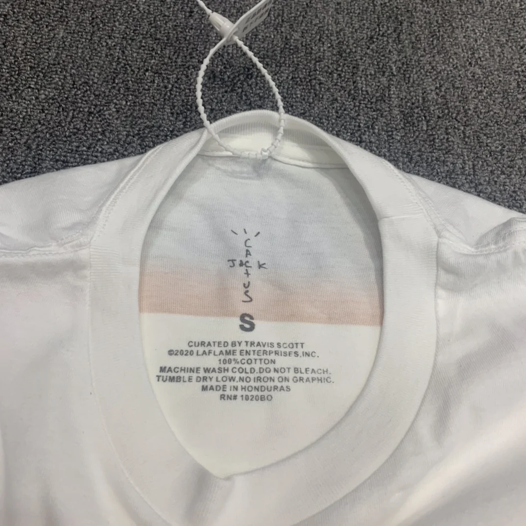 

Travis ASTRO PORTRAIT Scott T Shirt Men Women Fort Night Terminator Print Hip-hop Rap T-shirt Fashion Loose Tshirt