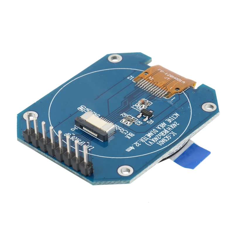 Модуль ЖК-дисплея TFT 3 В постоянного тока 1 28 дюйма RGB IPS HD 240X24 0 разрешение GC9A01