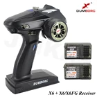 Радиоуправляемый передатчик 2,4G 6CH с приемником X6FX6FG с гироскопом для гусеничного автомобиля 110 18 Axial SCX10 D90, радиоуправляемая лодка