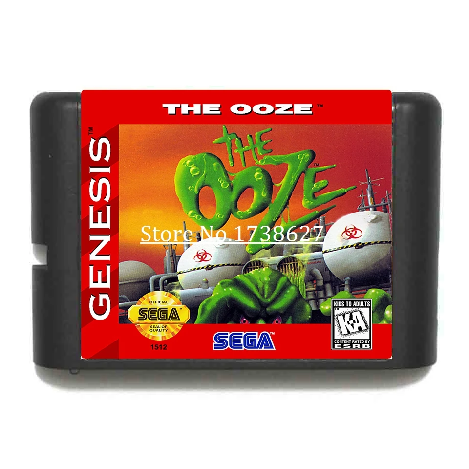 Игровой картридж ooze 16 бит для игровых консолей Sega MegaDrive &amp Genesis | Электроника