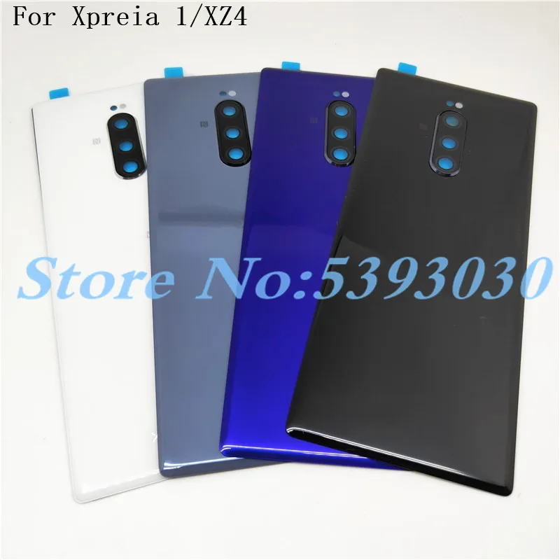 Новинка оригинал для Sony Xperia 1 XZ4 J8110 J8170 J9110 стеклянная Задняя крышка батареи задняя