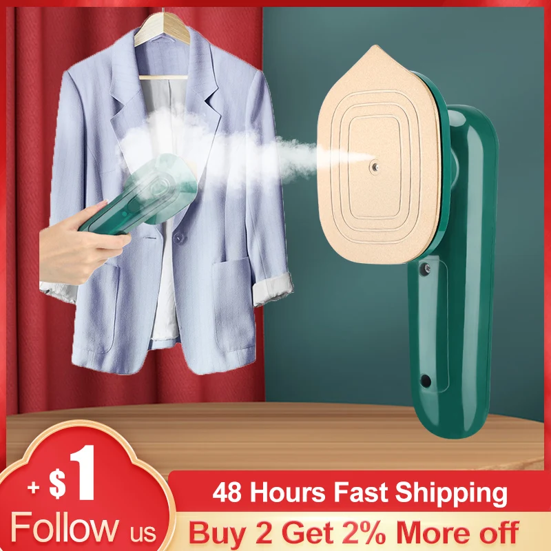 

Portable Handheld Garment Steamer 80ML Mini Steam Iron for Clothes Ironing Home Travelling Fast Heat Electric Iron Steamer
